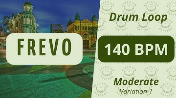 Frevo - Drum  Loop - 140 BPM (Variation 1 - Moderate)
