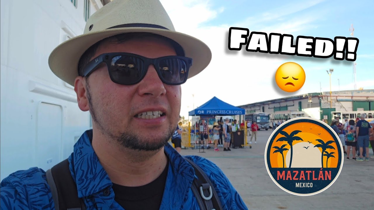 Royal Princess Mexican Riviera Group Cruise day- 5. Mazatlan, plus speed boat excursion