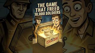 The Board Game That Helped 10,000 POWs Escape Nazi Camps#WW2Facts#MonopolyGame#HistoryShorts#shorts