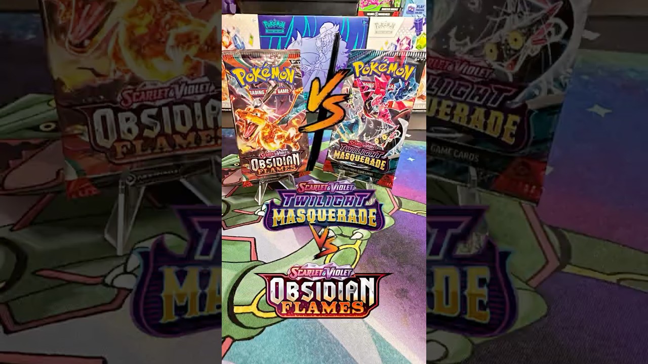 Obsidian Flames vs Twilight Masquerade – Booster Pack Battle! Who Wins? 