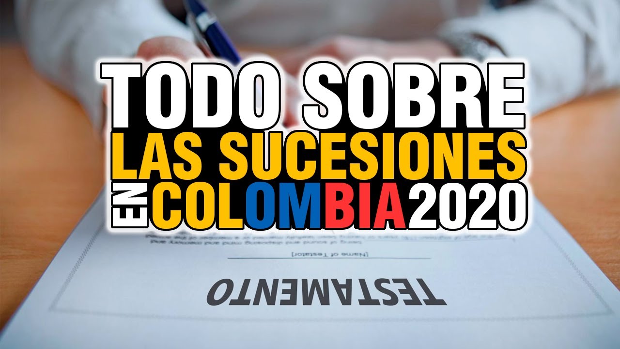 🔴 PROCESO DE SUCESIÓN EN COLOMBIA 🔴