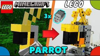100% Working LEGO PARROT from MINECRAFT (Technic, 3 Motors)