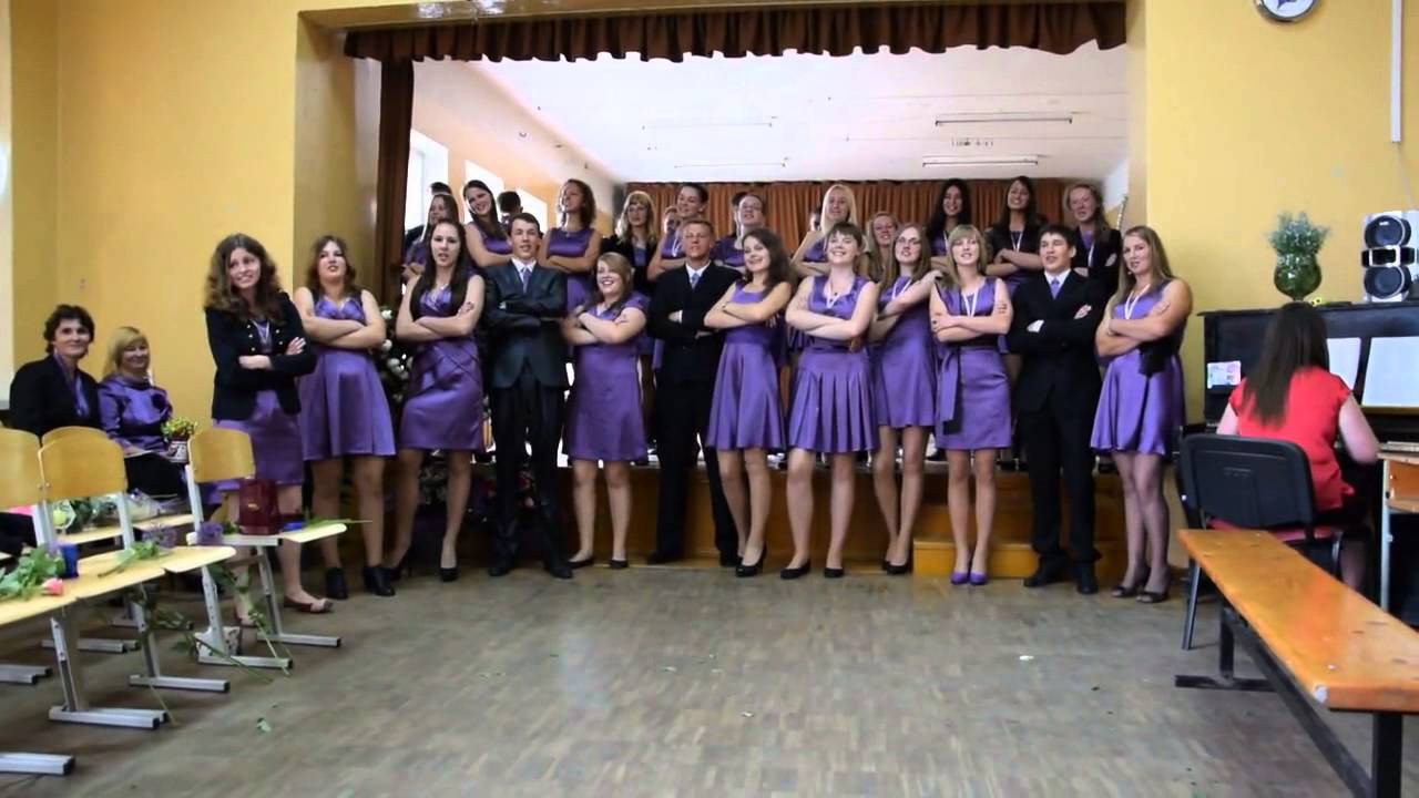 Meškuičių gimnazija. Paskutinis skambutis 2014 m. LVII laida