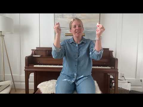 Wildcat chorus, white Winter hymnal practice video