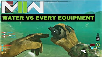 Modern Warfare 2 Water VS EVERY Equipment In The Game