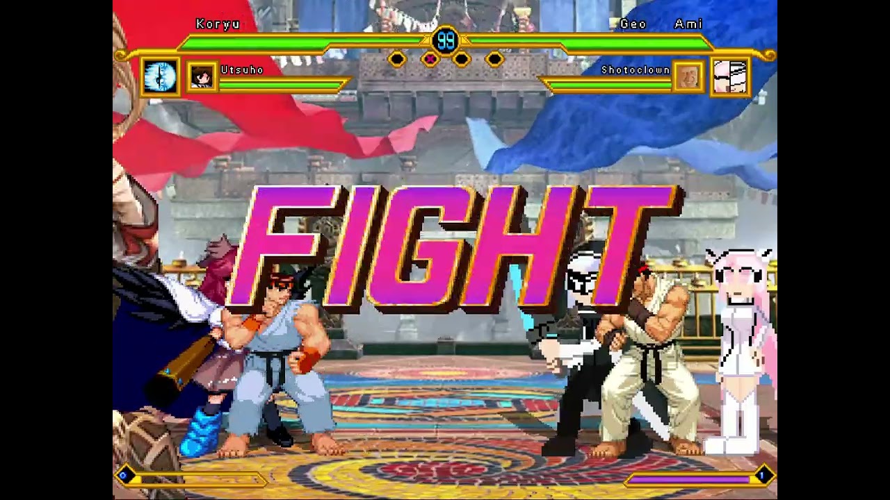 M.U.G.E.N: Koryu and Utsuho Reiuji VS Everyone 10