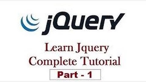 jQuery tutorial for beginners in bangla