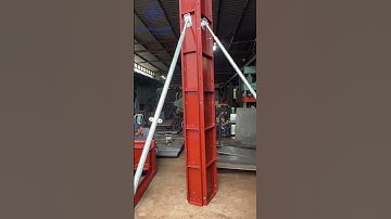 Cốt Pha Thép Cột Kết Hợp Cùng Cây Chống Xiên Tại CỐP PHA VIỆT