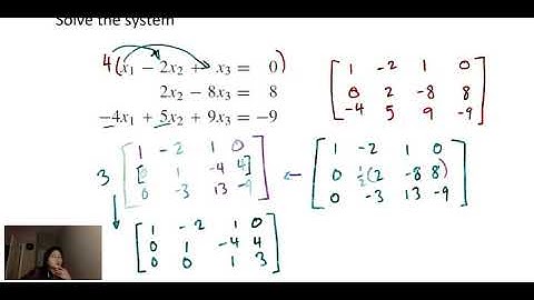 Linear Algebra Lay Section 1.1-1.2 Systems of Linear Equations and Row Reduction and Echelon Forms