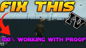 GTA 4 Invisible World & Texture Not Loading Fix | How to Solve Graphics Glitches and Bugs Easily