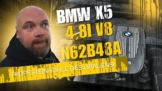 THE DRIPPING CAVE FROM BAVARIA! BMW X5 4.8 V8 N62B48 It doesn't get leakier than this!