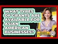 What Types Of Grants Are Available For Asian American Businesses?