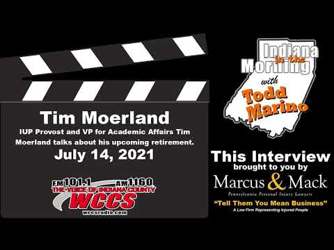 Indiana in the Morning Interview: Tim Moerland (7-14-21)