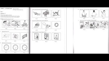 Listening B1, PET 7, Test 2, Part 1