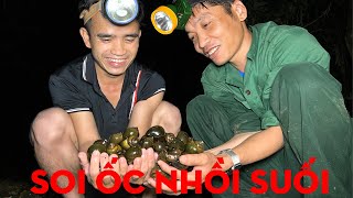 QUAY TRỞ LẠI KHU SUỐI CÓ NHIỀU ỐC NHỒI-TỰ THỢ RỪNG