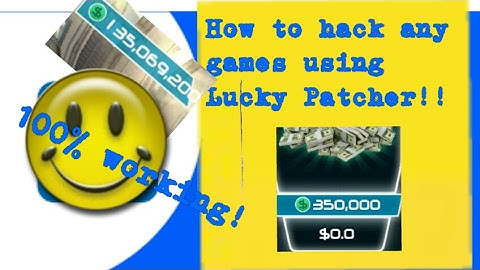 How to hack any games using Luck Patcher!!