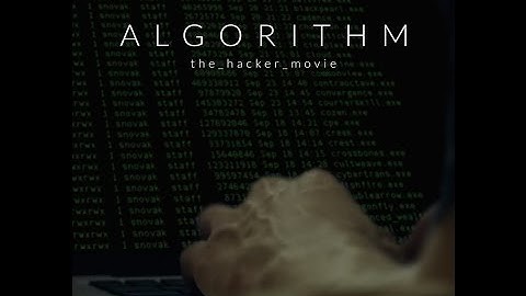 ALGORITHM The Hacker Movie