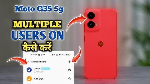 How to create second space in Moto G35 5g, Moto G35 5g create second space, Moto G35 5g me