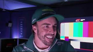 P3 for Alonso at Bahrain| Fernando Alonso Post Race Interview Bahrain GP 2023 #fernandoalonso