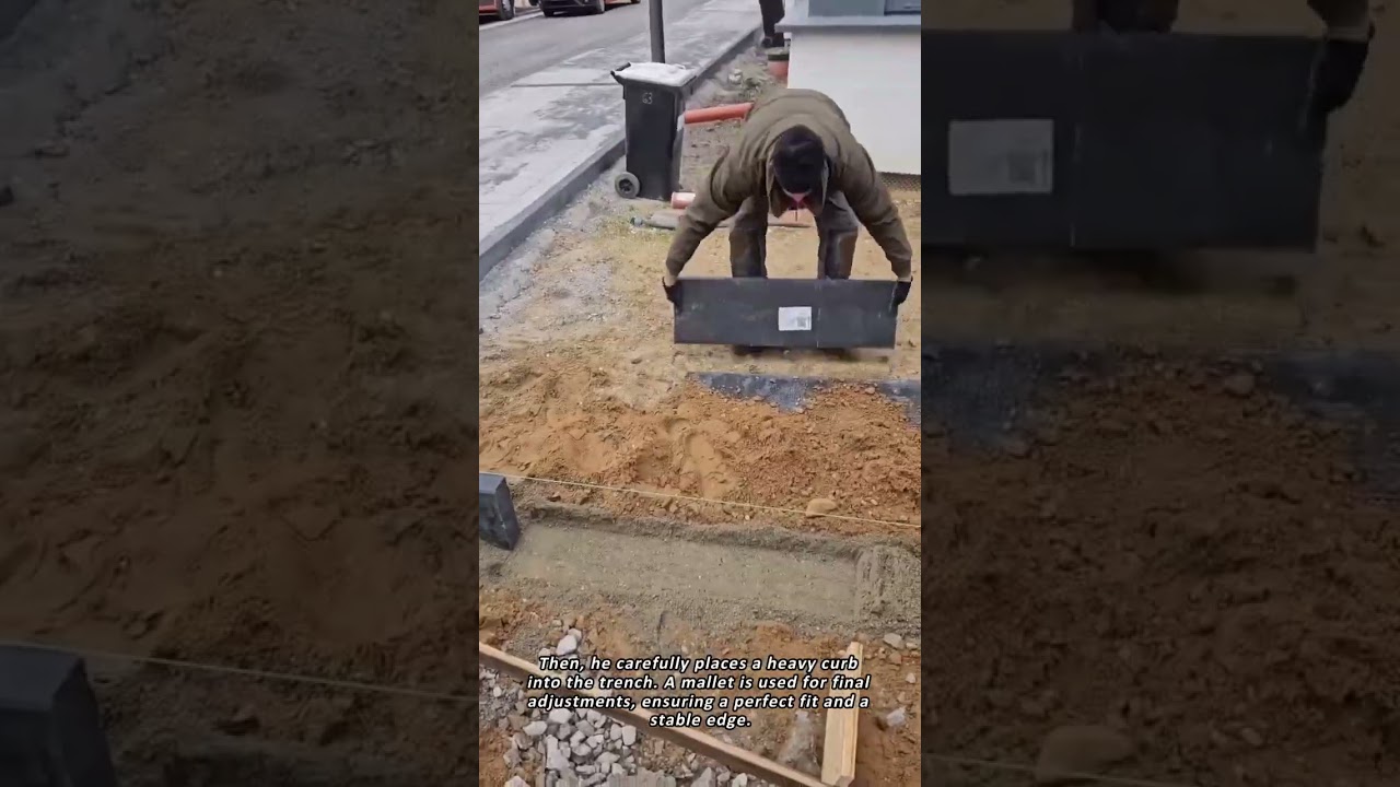 The Skill Behind Laying Concrete Curbstones