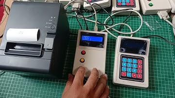 PROJECT #071 :  QUEUE MANAGEMENT SYSTEM TICKETING DISPENSER  WITH EPSON THERMAL PRINTER AND ARDUINO