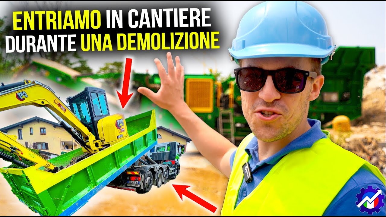 Dentro un IMPIANTO di DEMOLIZIONE delle MACERIE da CANTIERE: una giornata in CORMET e AMBECO!