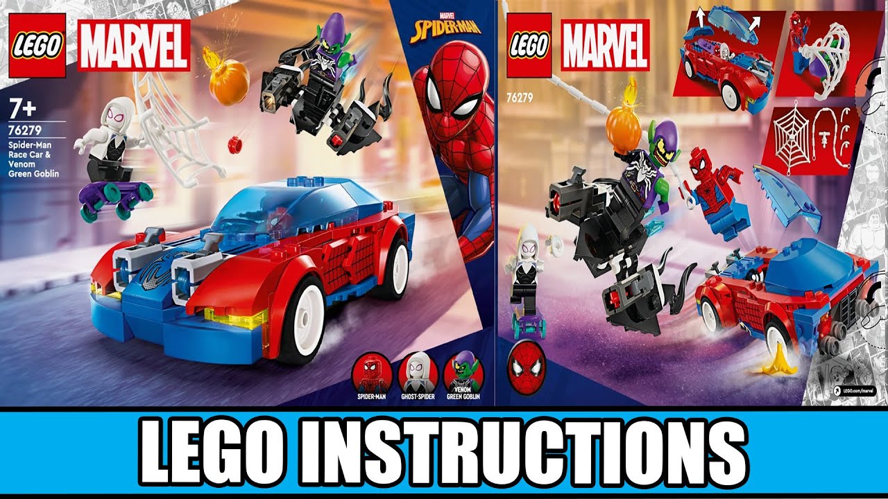 LEGO Instructions - Marvel Super Heroes - 76279 - Spider-Man Race