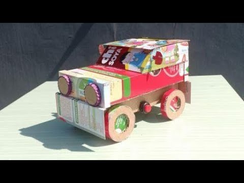  Cara  Membuat  Mainan  Mobil  Mobilan dari  Kardus  YouTube