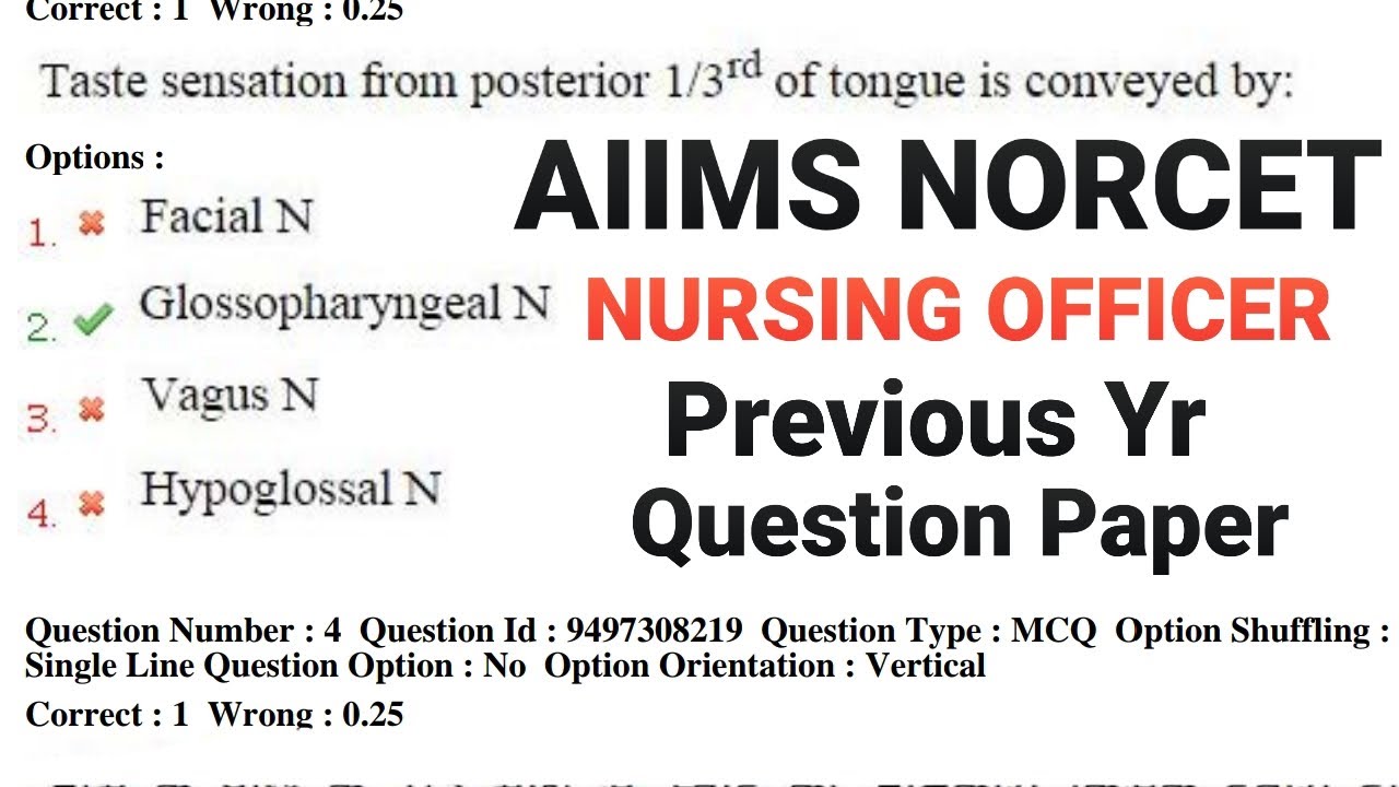 Norcet Previous Year Question Paper Norcet Previous Year Question Paper