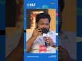 രാഷ്ട്രീയത്തിൽ സത്യസന്ധത ഉണ്ടോ? | KS Sabarinadhan | KLF2026