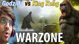 Godzilla vs Kong Warzone کالاف دیوتی وارزون با گودزیلا و کینگ کونگ