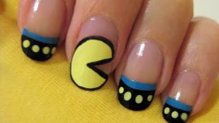 Pac-Man Nail Art