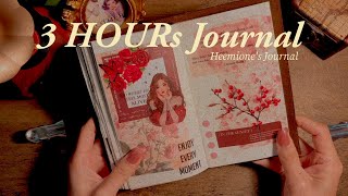 [ASMR] 3 HOURS ART for SLEEP ☕️ | No Midrolls 🎬 | Aesthetic Journal