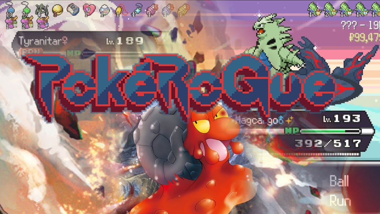Breaking the Pokérogue AI with Magcargo Mono Fire Challenge Mode