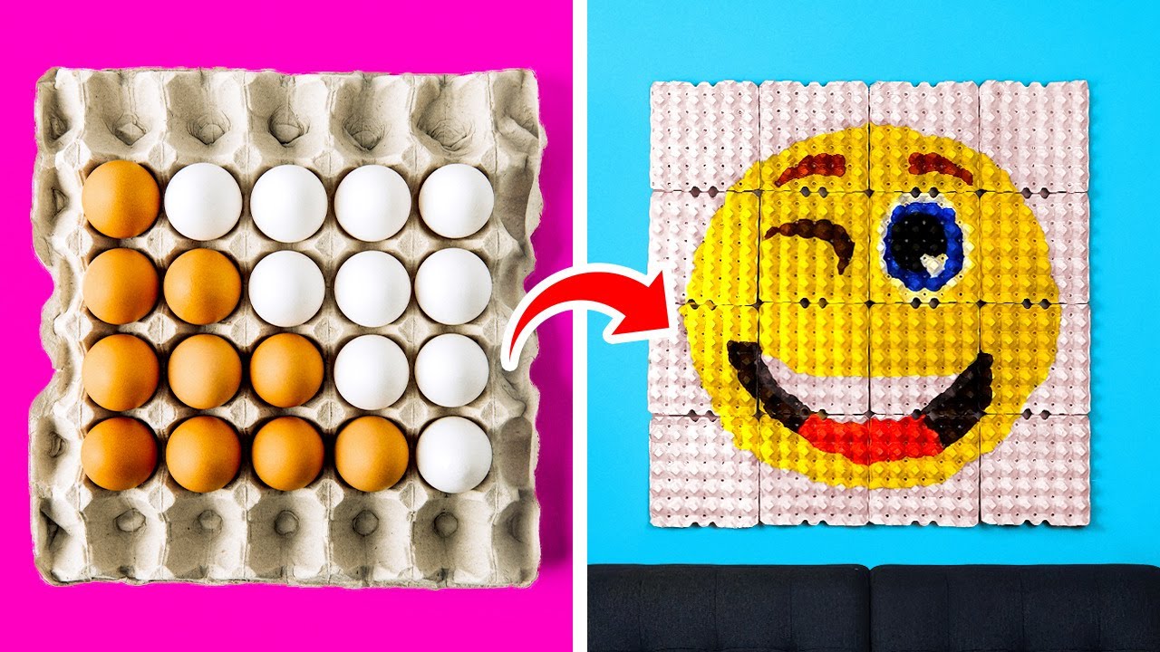 Fantastic Egg Tray Crafts For Cozy Home || Cheap Room Decor And DIY Furniture Ideas