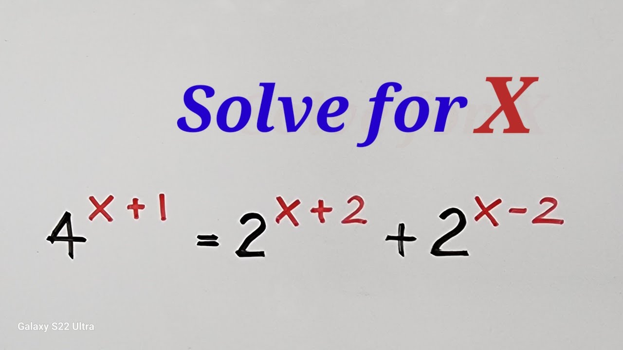Solving Exponential Equation @KasyannoEZMath - YouTube