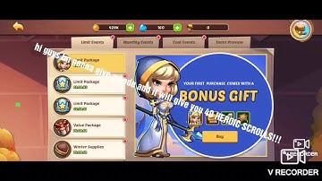 This 1 code will give you 40 heroic scrolls make sure to check your inbox.