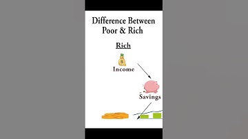Difference between poor & rich