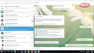 ... setting bot telegram instan instalasi welcome bot, maybot,
botfather, bo...