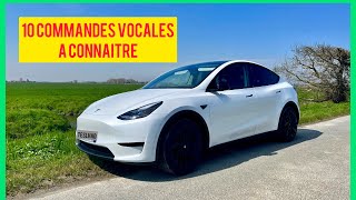 10 Commandes Vocales TESLA à connaître