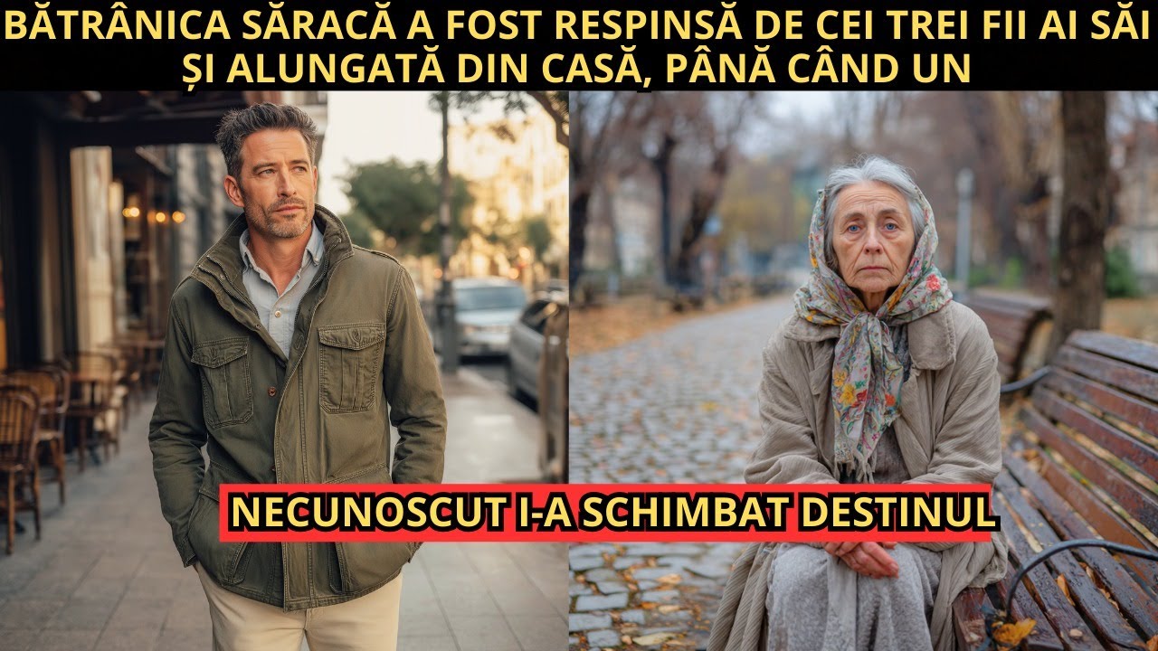 Bătrânica săracă a fost respinsă de cei trei fii ai săi, până când un necunoscut i-a schimbat destin