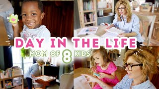 Large Family Day in the life! // homeschool planning, summer struggle, easy dinner + more...
