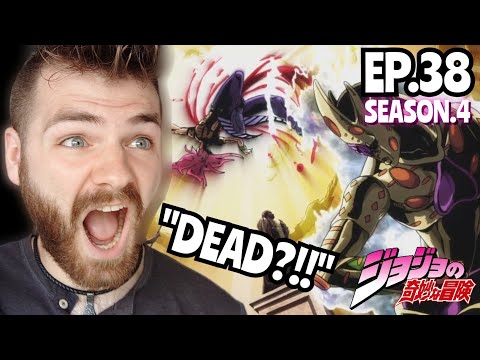 EVEN DEATH CAN'T KILL HIM?!!!! | JOJO'S BIZARRE ADVENTURE *PART 5* EPISODE 38 | (S4 EP:38) REACTION!