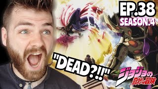 Download Lagu EVEN DEATH CAN'T KILL HIM?!!!! | JOJO'S BIZARRE ADVENTURE *PART 5* EPISODE 38 | (S4 EP:38) REACTION! MP3