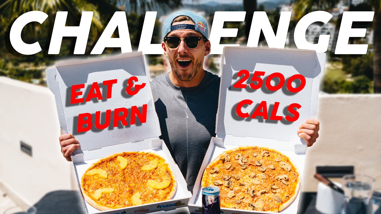 HOW LONG TIME DOES IT TAKE TO BURN 2 PIZZAS? (2500 CALORIES) EAT AND