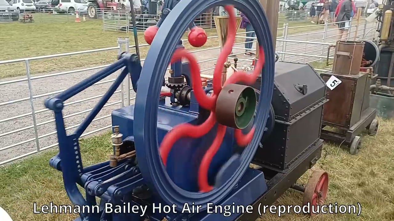 12 large stirling hot air engines - The West of England Steam Engine Society Rally 2025