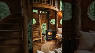 #introvertlife #foresthideout #luxurycabin #treehouse #loghouse #junglevibes #ScaryMoments