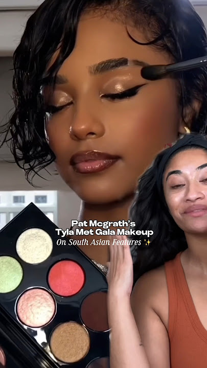 THIS BRONZEY MAKEUP LOOK Pat McGrath did on ​⁠@Tylaofficial FOR THE MET GALA JUST EATSSS 🤌🏽