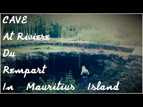 CAVE At Riviere Du Rempart In Mauritius Island