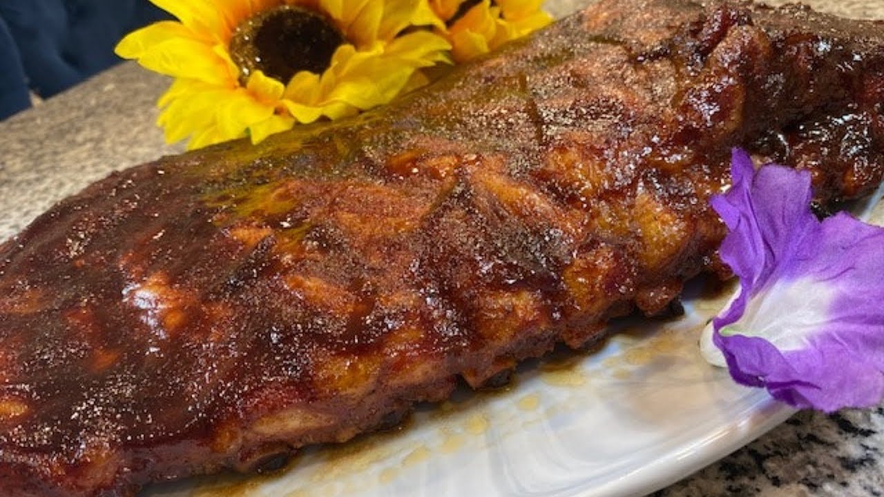SMOKED BBQ RIBS ON A PIT BOSS GRILL / RIBS ON A PELLET SMOKER / LABOR